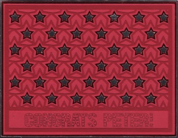 Layered Inset Stars
(red)
Congrats Card